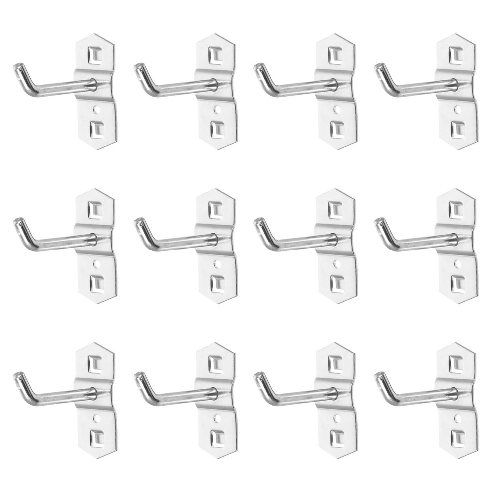 12 Pcs Tool Hook Display Hook Cabinet Display Rack Exhibition Pegboard Peg s ...