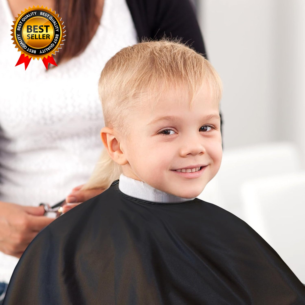 Hair Cutting Cape with Adjustable Snap Closure Professional Barber Cape