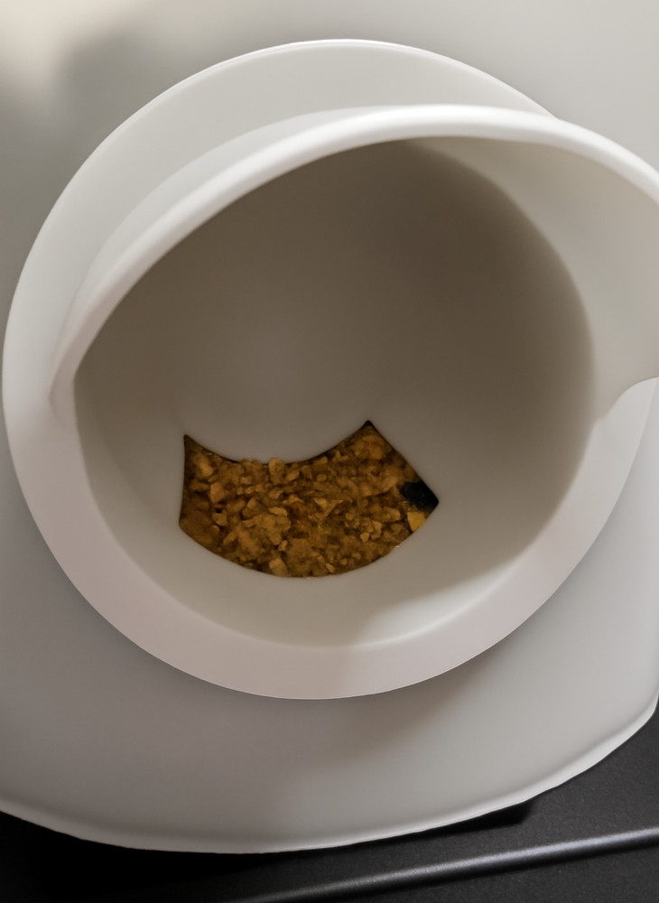 Automatic Gravity Chicken Feeder for Chickens/Poultry (Orange, 5-Gal)