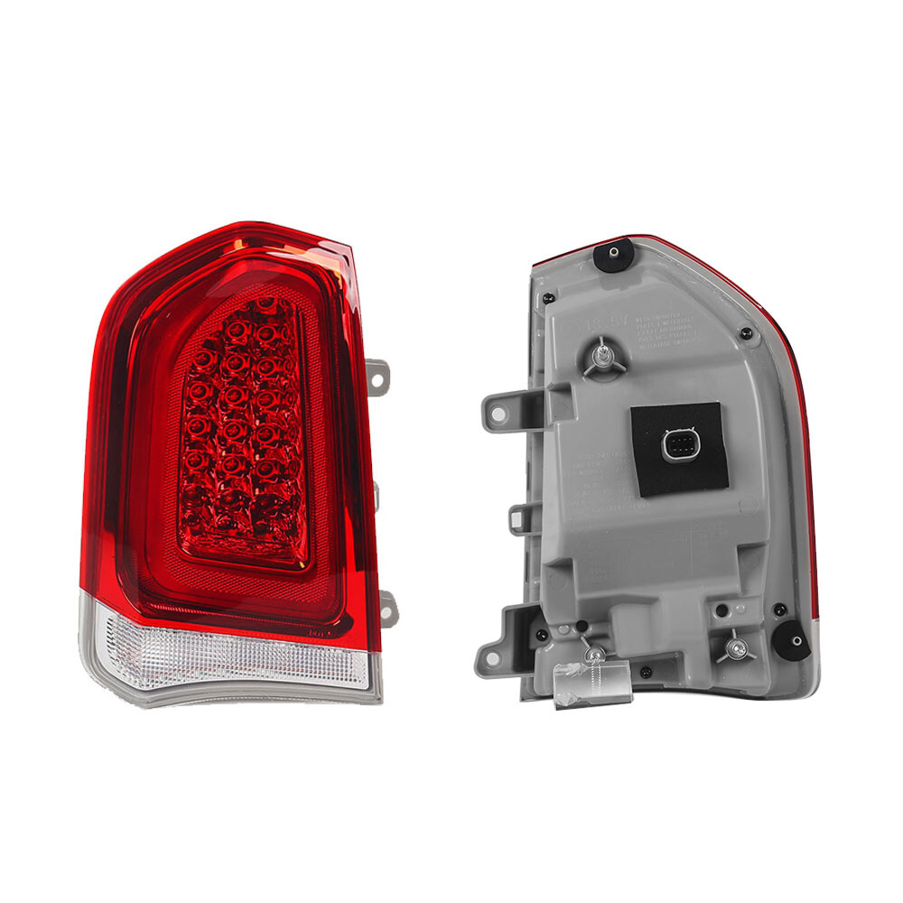 Driver Chrome Trim Full LED Tail Light For Chrysler 300 2015-2023 Brake Lamp LH