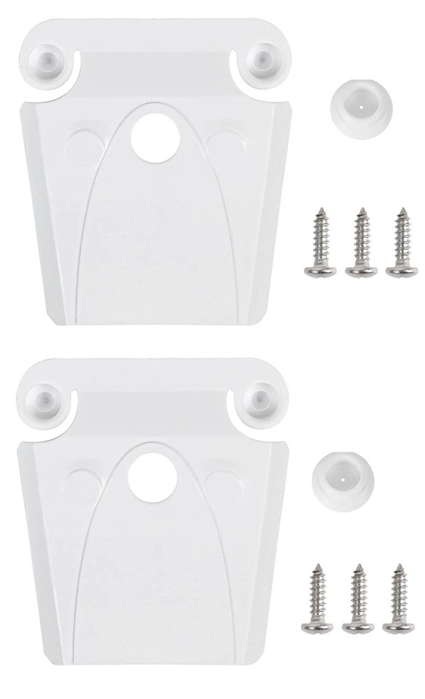 For Igloo Cooler Replacement (2) Latch, (3) Hinge, Screw Set White