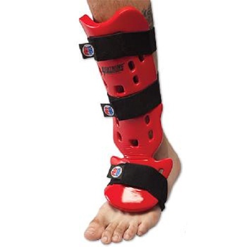 Proforce Karate / Tae Kwon Do Shin Guards  - Red