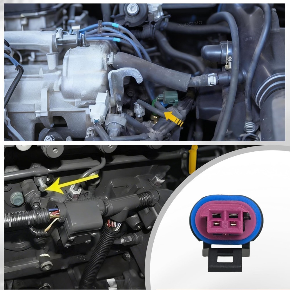 Coolant Temperature Sensor Connector for GM LS 2-Wire Pigtail, Water Temp LS1...