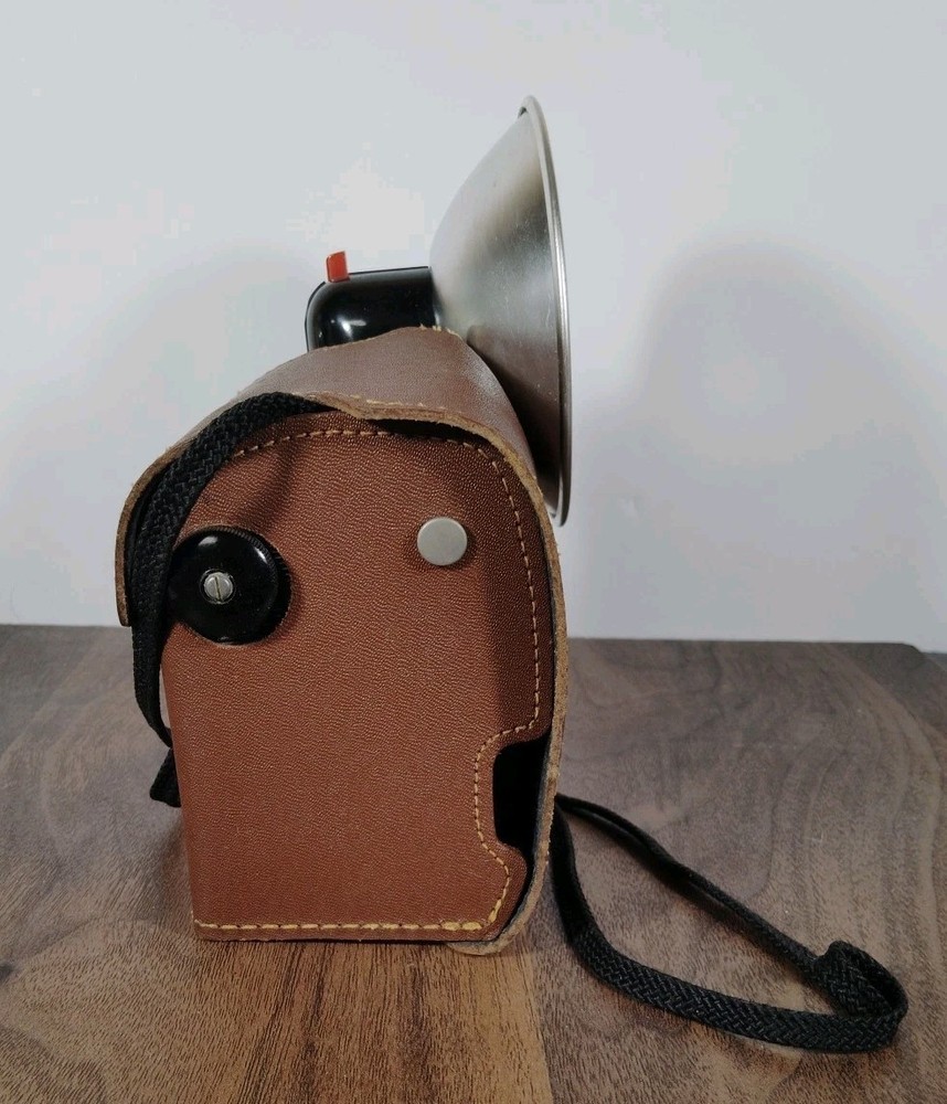 Vintage Argus Super 75 Camera Seventy Five, With Original Leather Case. Untested