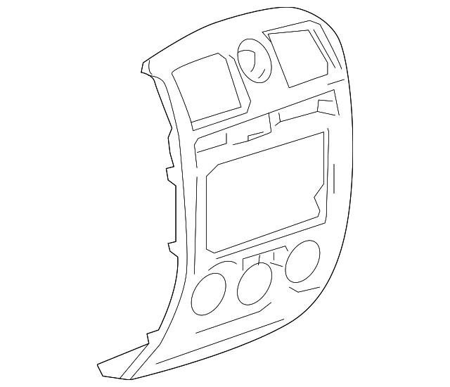 Genuine GM Nova Silver Instrument Panel Accessory Trim Panel 15852748