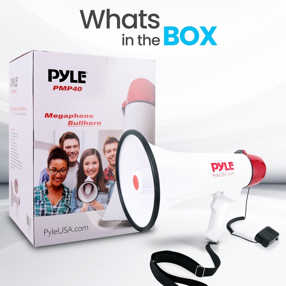Pyle Megaphone Speaker PA Bullhorn