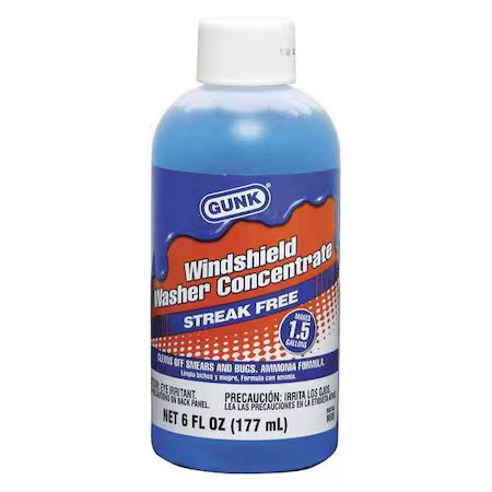 Gunk M506 6 Oz Windshield Washer Plastic Bottle