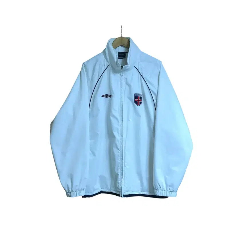 Umbro England White Oversized Windbreaker Jacket XL Official