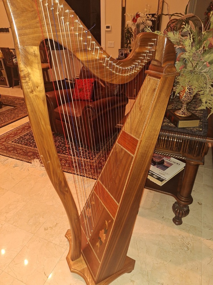 custom made Floor Harp 34 strings