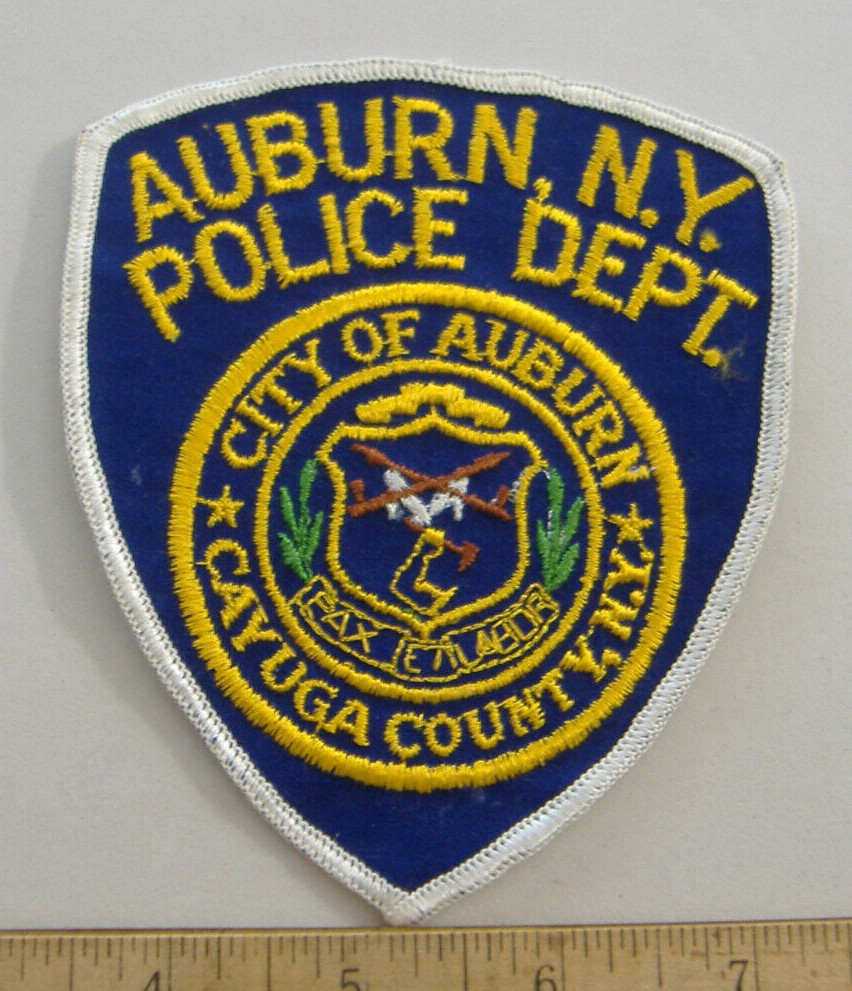 AUBURN   NEW YORK  POLICE FABRIC PATCH