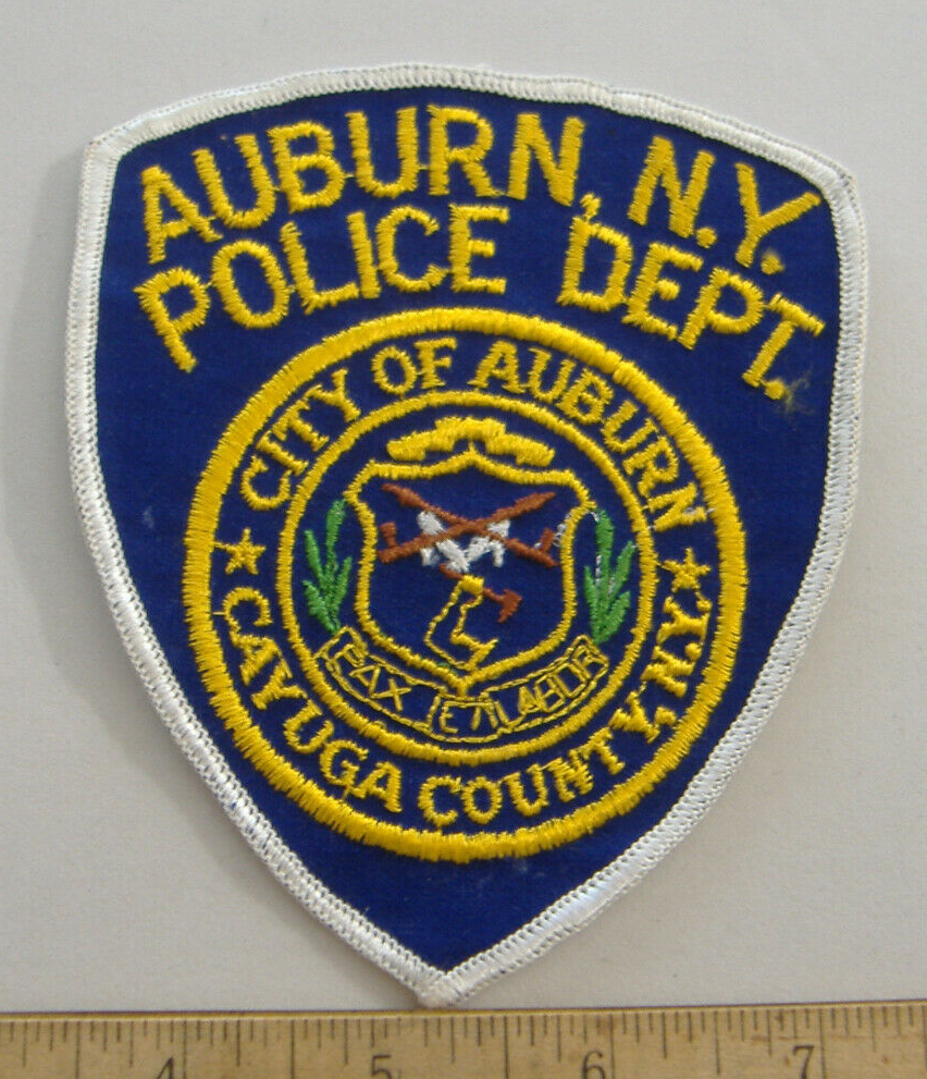 AUBURN NEW YORK POLICE FABRIC PATCH