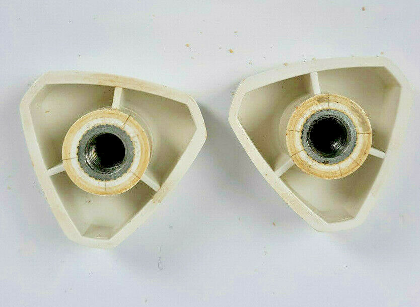 Takka Pasta Machine X1000 Front Plate Knobs REPLACEMENT PART White Plastic