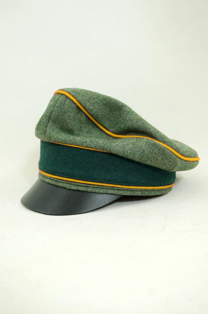 WWII German Heer Wool Cavalry / Recon Crusher Visor Cap