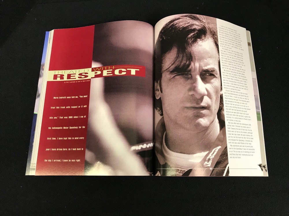 2001 Indy 500 Offical Race Program with Starting Field Poster