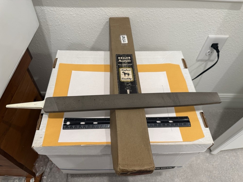 New Heller 16” Flat Smooth File, 2nd Cut