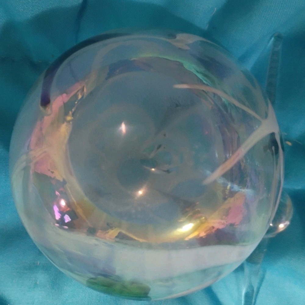 Vintage Iridescent Decorative Perfume Bottle