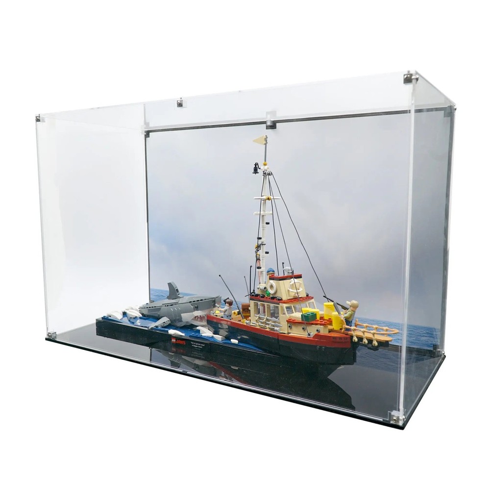 Acrylic Display Case for LEGO 21350 Ideas Jaws