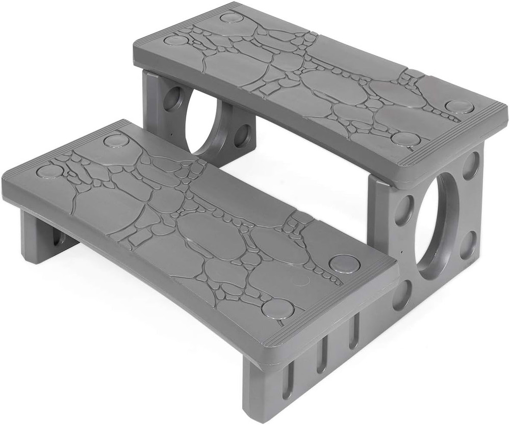 Premium Multi Purpose 2-Step Spa Hot Tub RV Campers Deck Steps Deck, Spa, Hot Tu