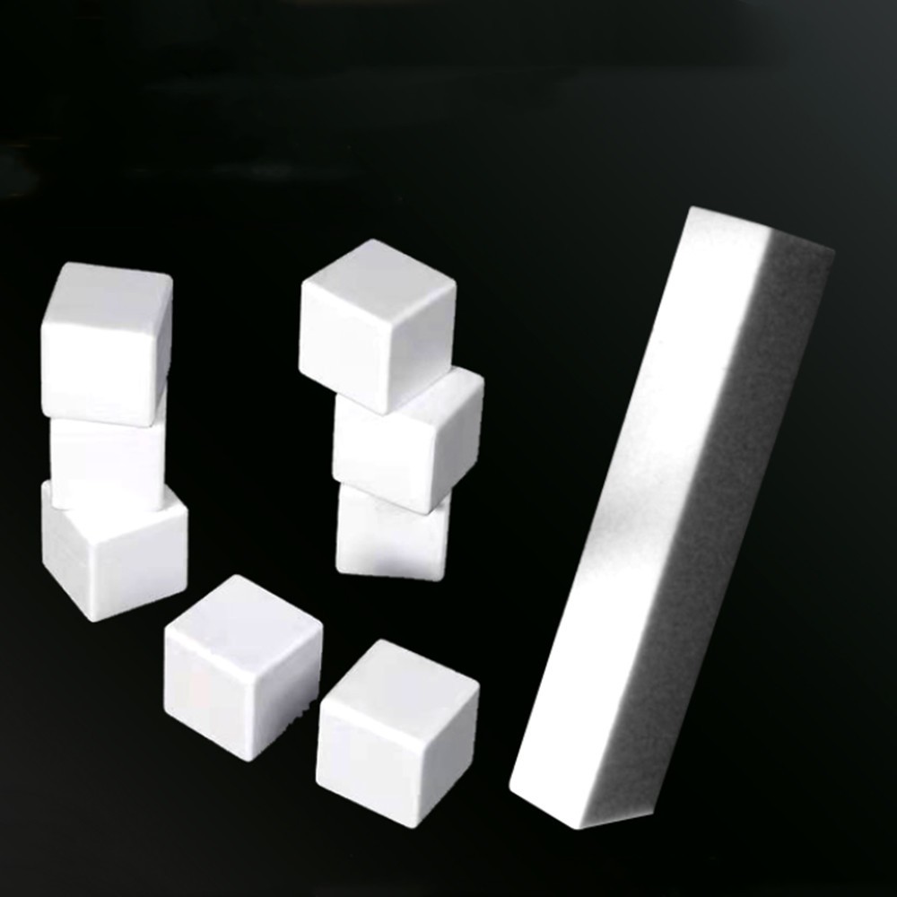 Insulation Alumina Ceramic Solid Square Bar Block , High Temperature Resistance