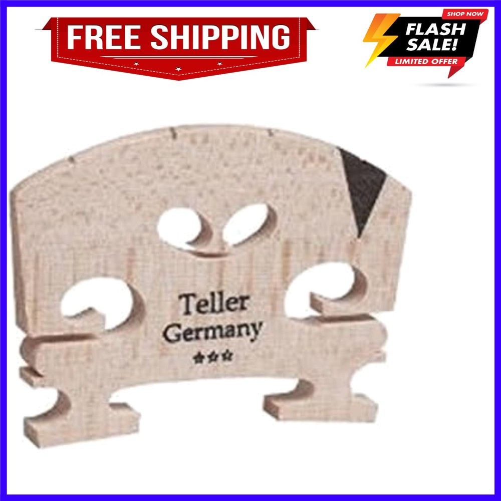 Teller  V Insert Semi Fitted Violin Bridge 4/4, 9142-44