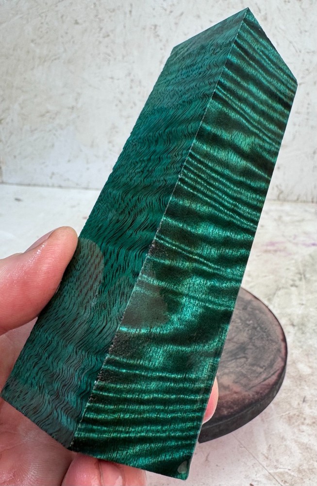 Stabilized Curly Mango Turning Blank or Knife Blank | SCM 750
