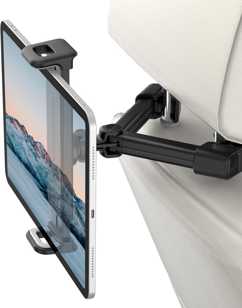 Car Headrest Tablet Holder Adjustable Mount for iPad iPhone Galaxy 6-13" Devices