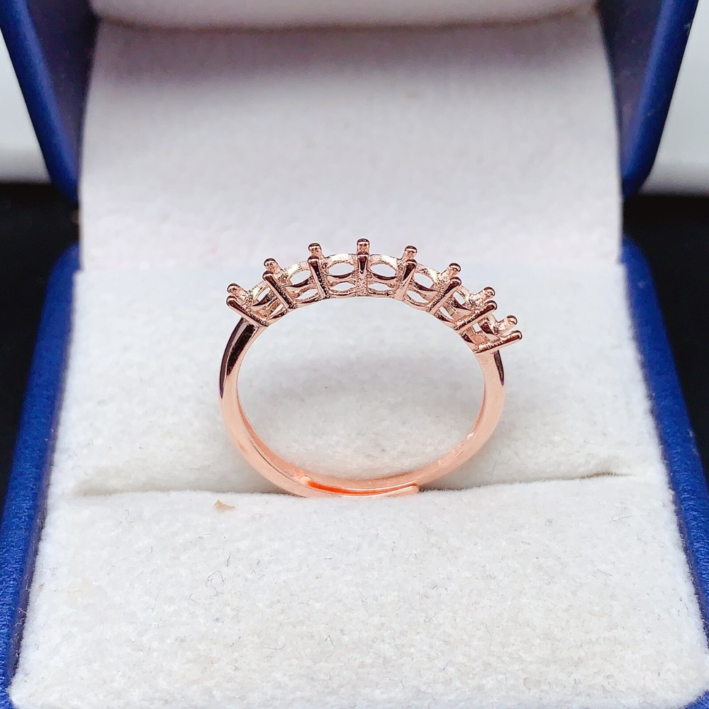 Empty silver925 ring setting, blank setting silver ring DIY R1700