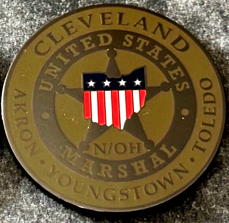 US Marshals Service ThirdGEN NDofOH version TacticalBLACK challenge coin