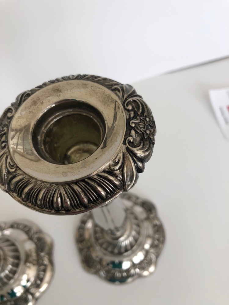 Godinger Silver Candleholders with beautiful design.