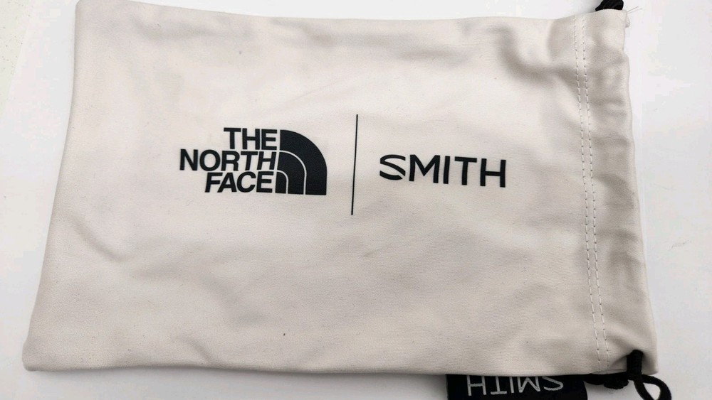Smith Snow Goggles Protective Soft Microfiber Cleaning Carrying Bag Light Gray