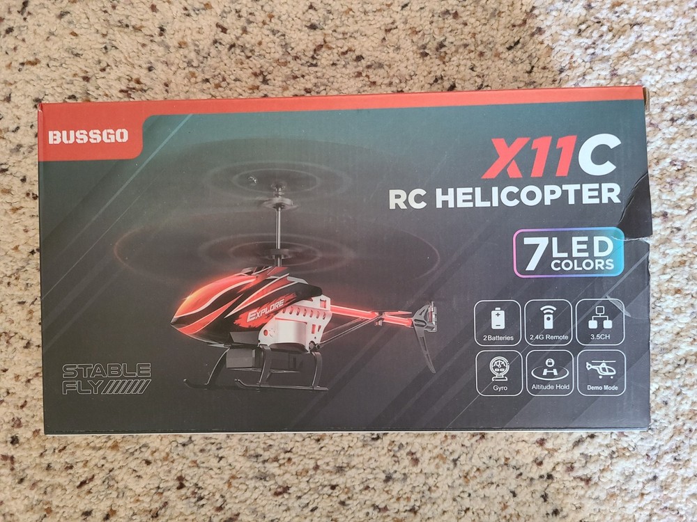 BUSSGO X11C RC Helicopter complete