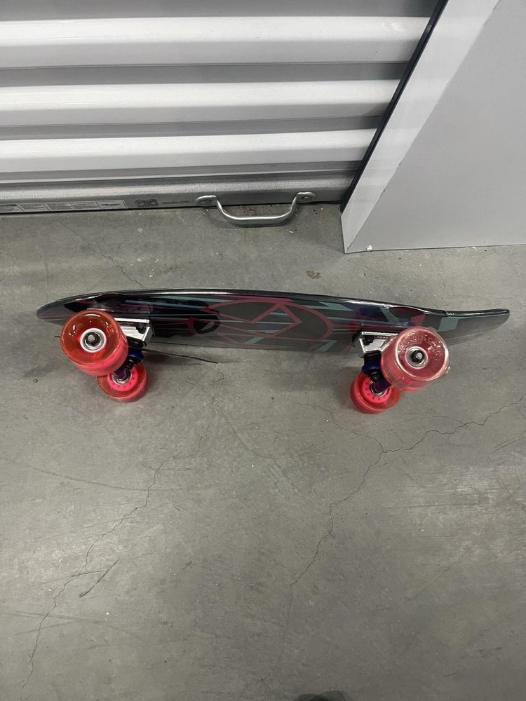 Black And Pink Skateboard Complete