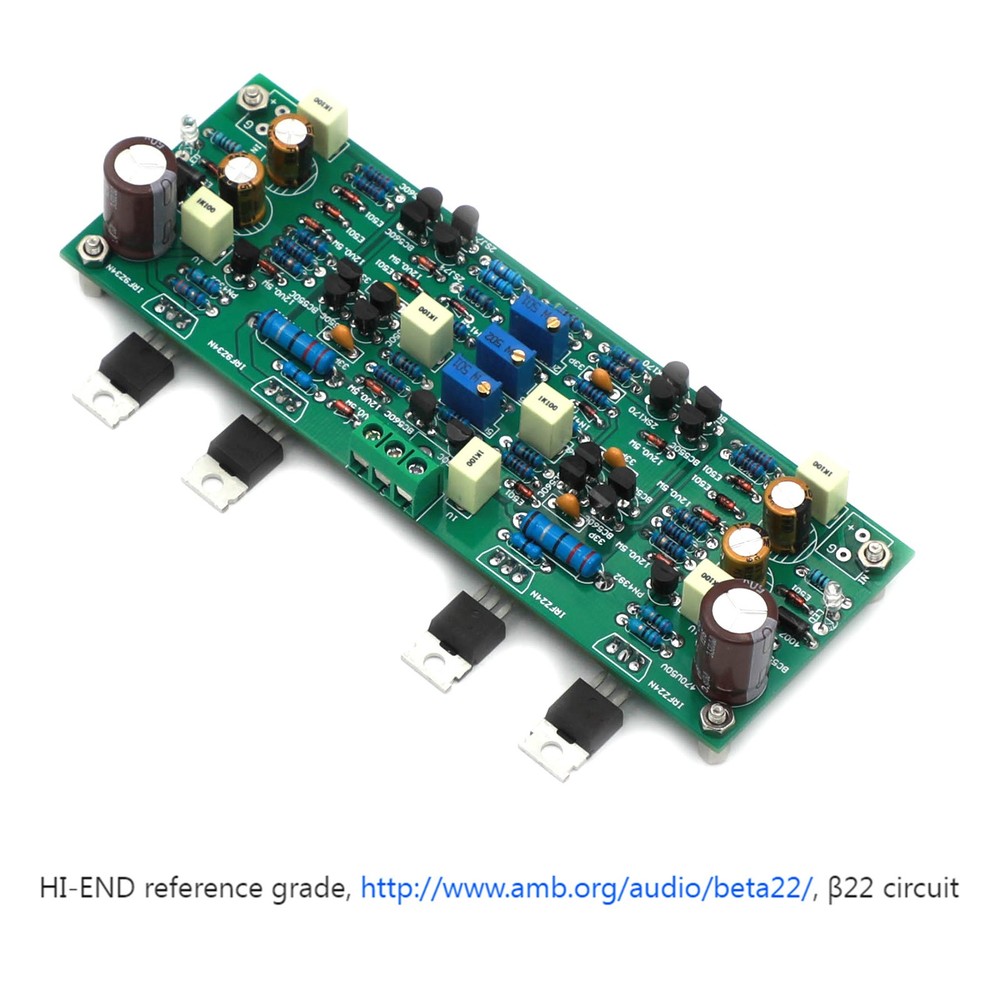 B22 (Reference Beta22 Circuit) HI-END Single-Channel Headphone Amplifier Board