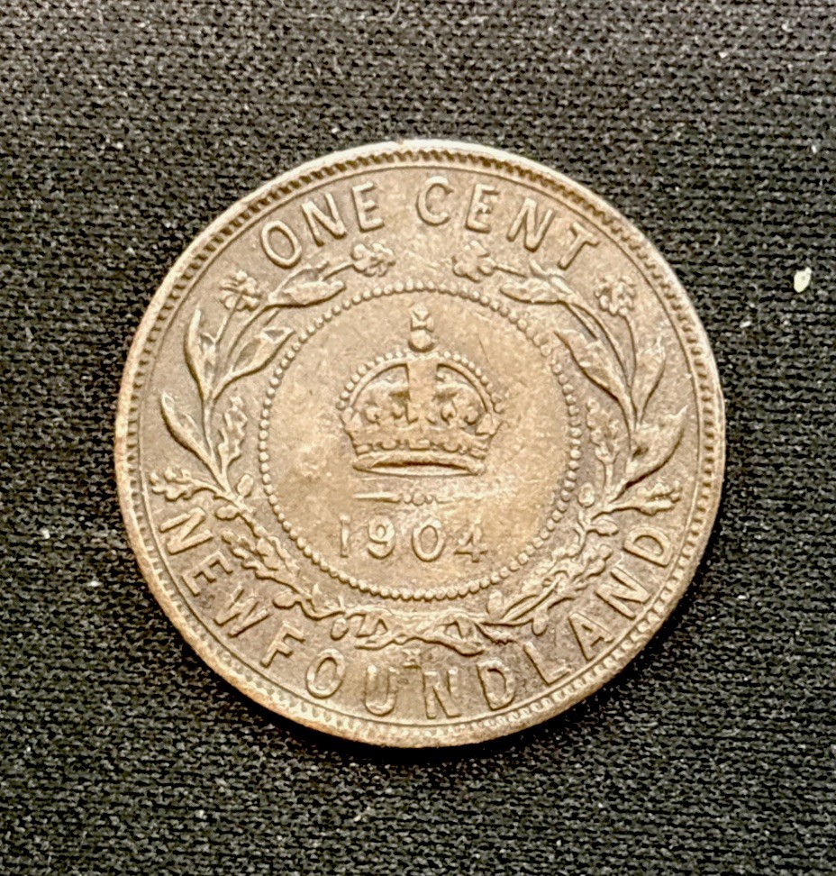 1904-H Newfoundland Large Cent! ENN Coins