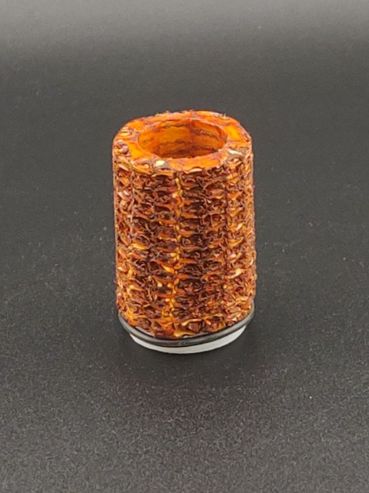 Dark Tan Corn Cob Falcon Pipe Bowl