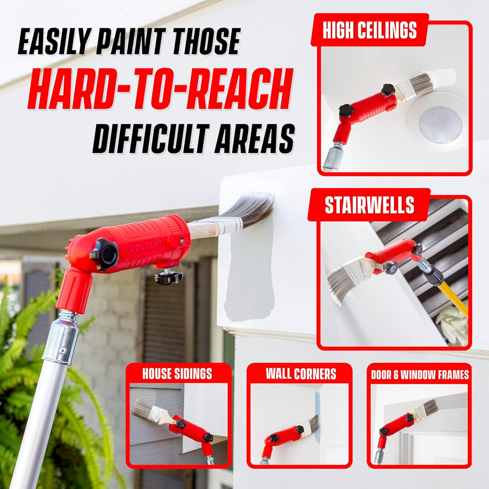 Multi-Angle Paint Brush Extender, Paint Edger Tool for High Ceilings | Paint ...