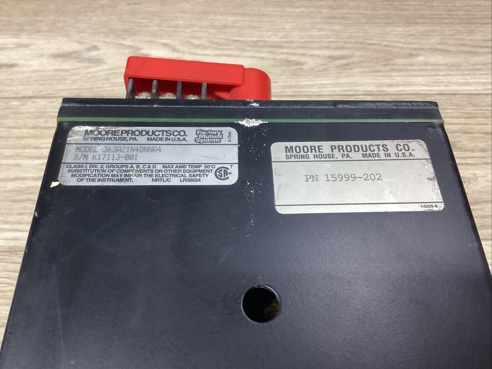 Moore,15999-202,Multipoint Digital Chart Recorder #802D108PR5*SI