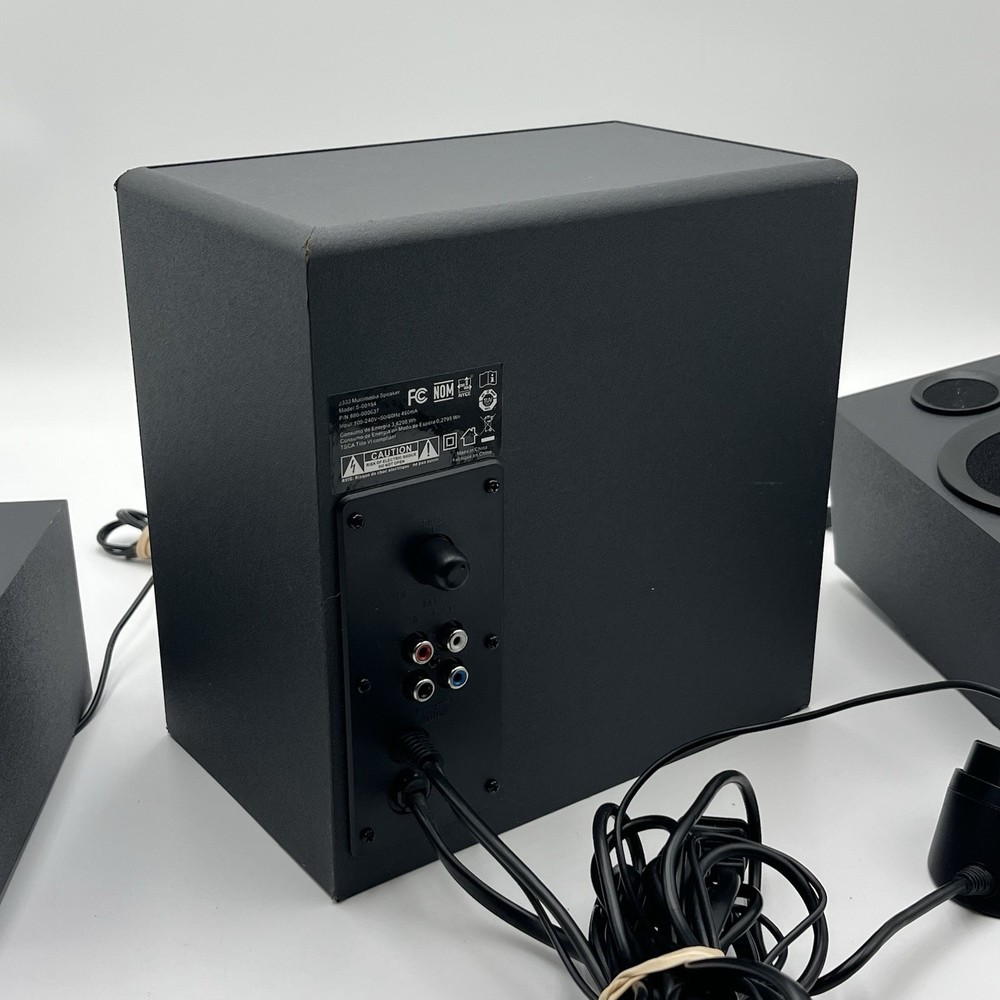 2.1 PC Studio Speaker System With Subwoofer 80W Logitech Tested