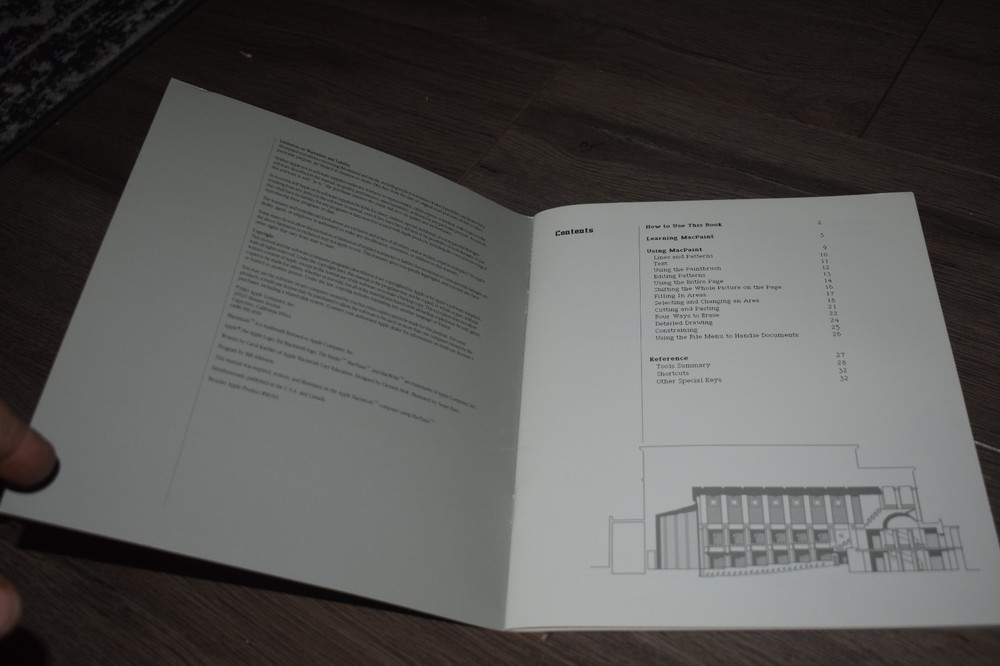 Apple Macintosh MacPaint instruction manual 1983