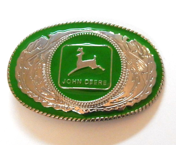 🚜 NEW!! JOHN DEERE Enameled Belt Buckle 🚜