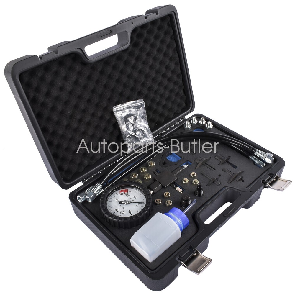 Common Rail System Tester Kit Includes Fuel Pressure Gauge& Injection Pipe Blank