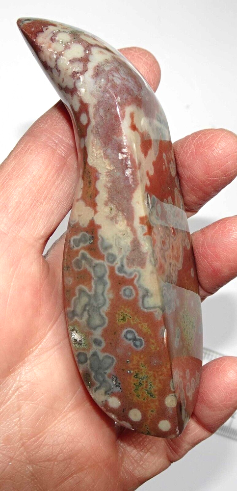 Ocean Jasper Curved Massage Wand mw5
