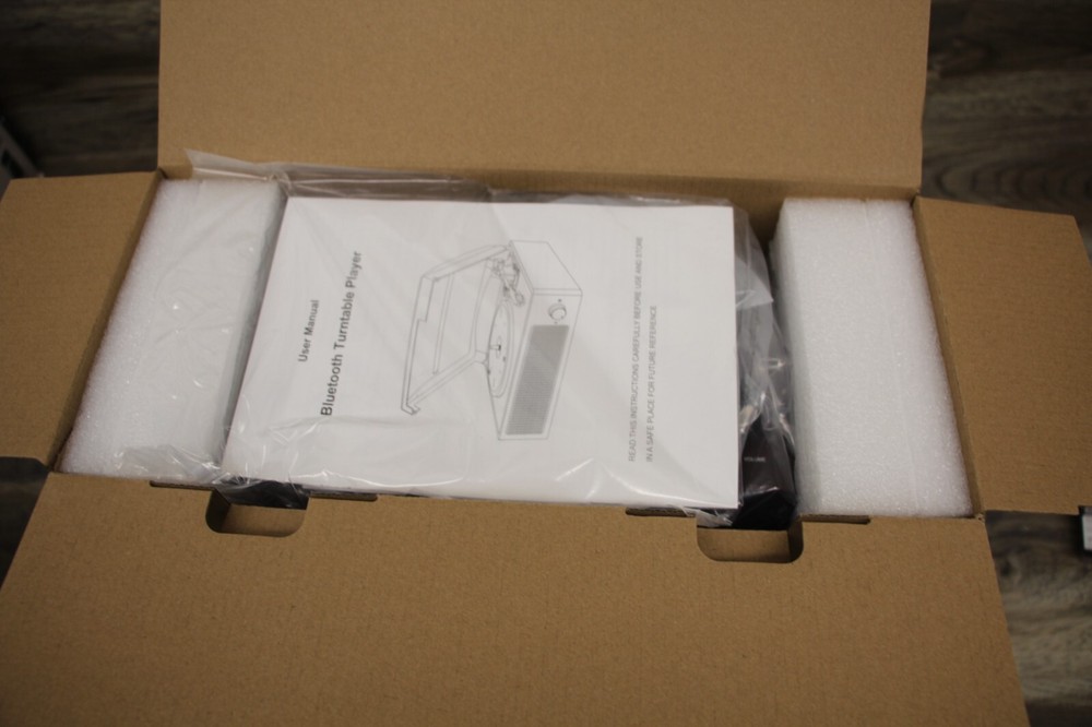 Wireless Turntable Player M49 Brown