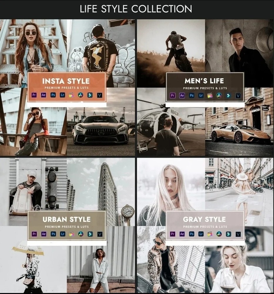 Premium ULTIMATE BUNDLE Luts&Presets + 2 bundles gift