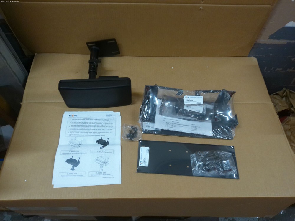 Havis Canon Arm Rest Printer Bracket: Pedestal C-ARPB-108