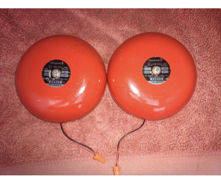 6 inch Gong Gamewell 24 Volt