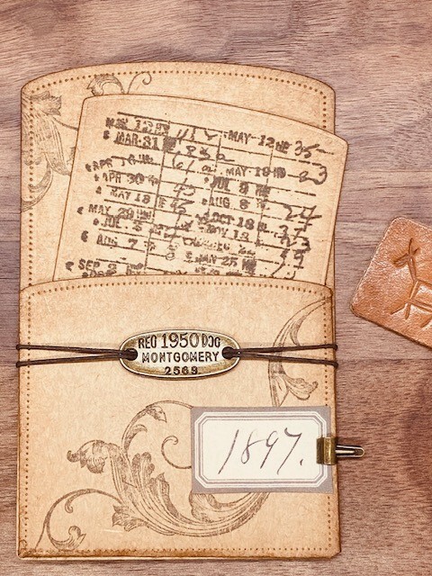 Library pocket cutting dies (set of 4)
