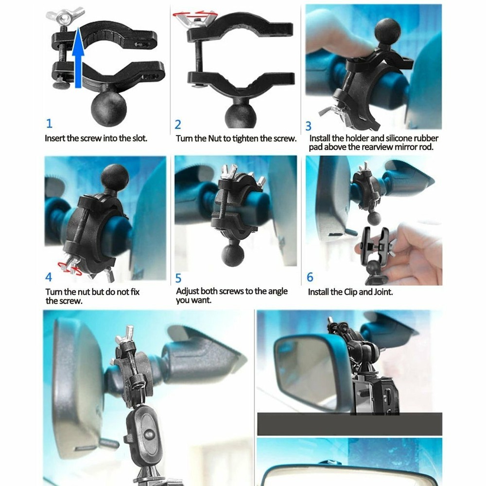 **BEST VALUE** Rearview Mirror Mount for RADENSO XP & SP Radar Detector