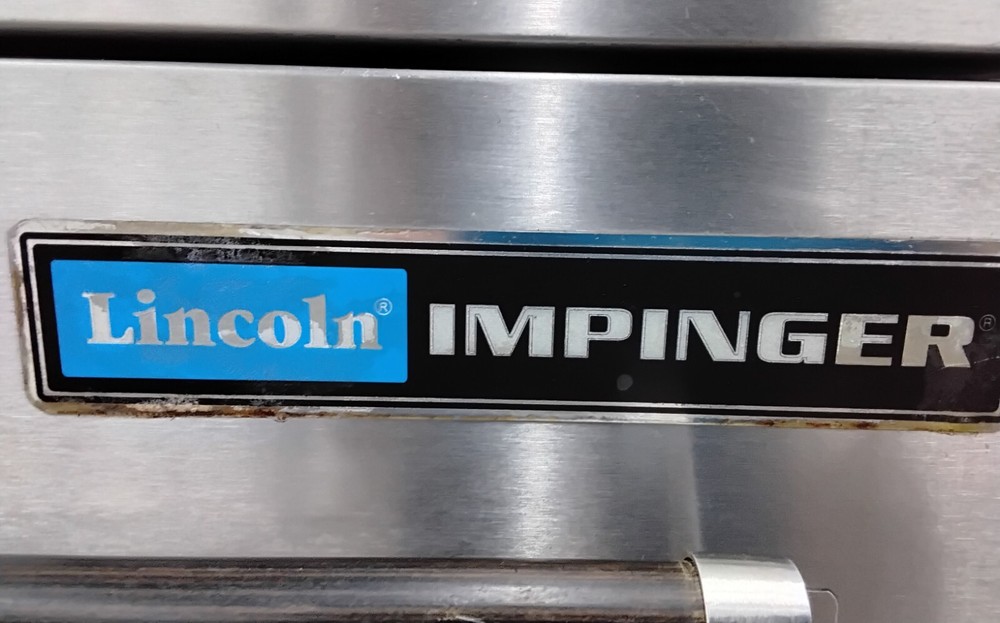 Lincoln Electric Double Stack Conveyor Pizza Oven on Stand