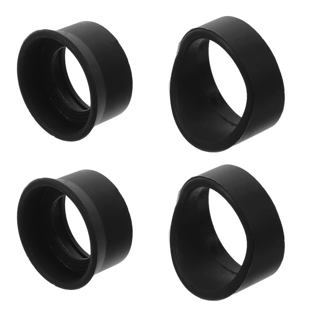 4 Pcs Binocular Eye Cups Microscope Replacement Parts Eyepiece Covers
